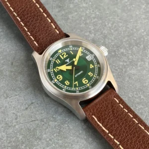 kf S640037e0117f4345949f11189b742e4aW TANDORIO 36mm Green Black Field Dial Super Lume NH35 Automatic Movement Diving Watch Men Sapphire 200M